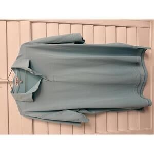 Peter Millar summer comfort light blue polo shirt size XL